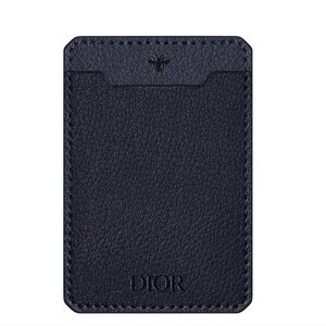 Dior Midnight Blue Leather Card Holder